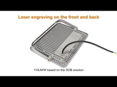 BK02 KCD उच्च लुमेन एलईडी फ्लड लाइट आउटडोर रंग नियंत्रण स्विच के साथ