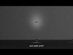 IK02 IP65 वाटरप्रूफ आउटडोर हाई लूमेन ऑप्टिकल लेंस 180° घूर्णन ब्रैकेट एलईडी बाढ़ प्रकाश