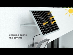 TK01 एलईडी सौर आउटडोर बाढ़ रोशनी एल्यूमीनियम आवास उच्च शक्ति परिदृश्य ब्रिजलेक्स चिप 2700-6500k