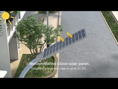 TR08 ऑल इन वन सोलर स्ट्रीट लाइट 100w 200w 300w एल्यूमिनियम हाउसिंग IP65 हाई ब्राइटनेस