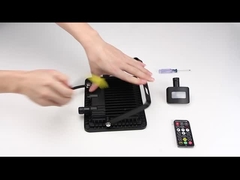 बीके सुरक्षा फ्लडलाइट्स एवे माउंट 30w 50w 100w आउटडोर मोशन सेंसर फ्लड लाइट रिमोट कंट्रोल के साथ