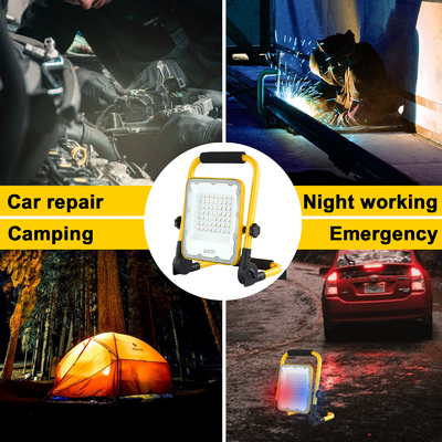CE RoHS Multi-Function LED Portable Work Light KCD Temporary Emergency Lighting Landscape Honeycomb Waterproof IP65