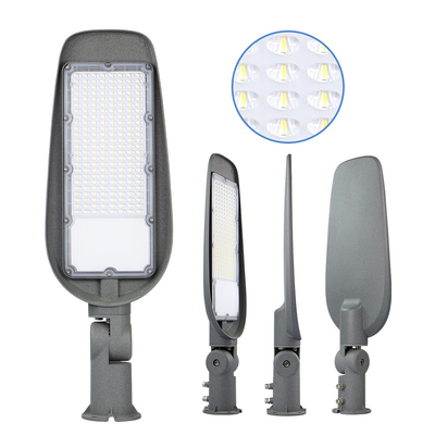 SMD Integrated Outdoor LED Street Lights 150w Modular Smart All In One With Pole