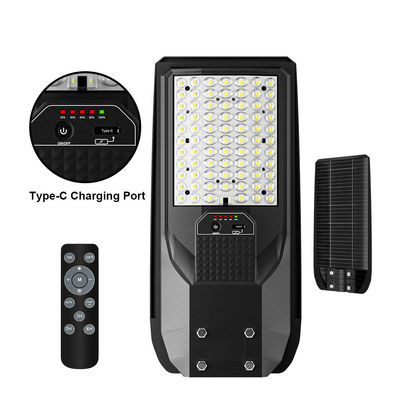 TR-CS High Lumen Brightness All In One Solar LED Street Light with 6V20W Solar Panel and 20AH Battery Capacity