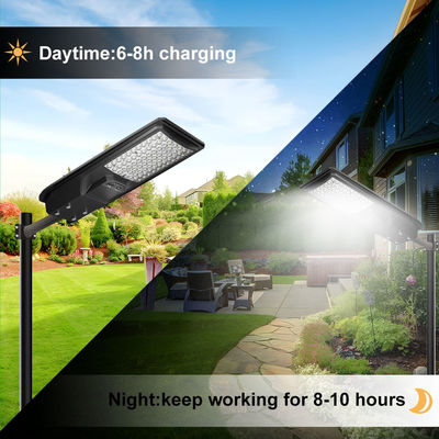TR-CS High Lumen Brightness All In One Solar LED Street Light with 6V20W Solar Panel and 20AH Battery Capacity
