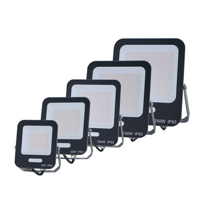 आउटडोर खेल प्रकाश व्यवस्था के लिए अल्ट्रा थिन एल्यूमीनियम हाउसिंग IP66 वाटरप्रूफ LED फ्लड लाइट