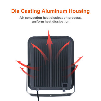 Ultra Thin Aluminum Housing IP66 Waterproof LED Flood Light for Outdoor Sports Lighting